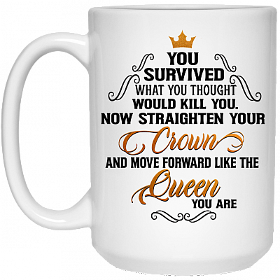 15 oz. White Mug