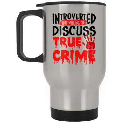 14 oz. Silver Travel Mug