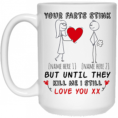 15 oz. White Mug