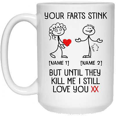 15 oz. White Mug