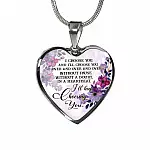I Choose You and I'll Choose You Without Pause Without a Doubt In a Heartbeat I'll Keep Choosing You Heart Pendant Necklace - Heart Luxury Necklace (Silver) I Choose You and I'll Choose You Without Pause Without a Doubt In a Heartbeat I'll Keep Choosing You Heart Pendant Necklace - Heart Luxury Necklace (Silver)