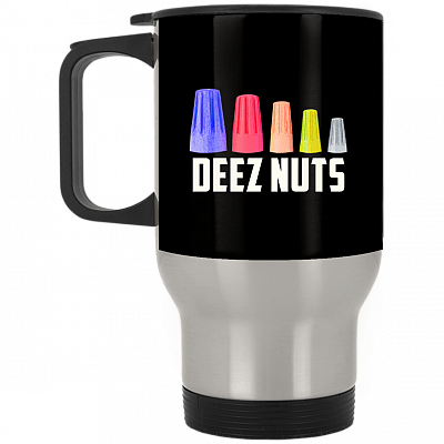14 oz. Silver Travel Mug