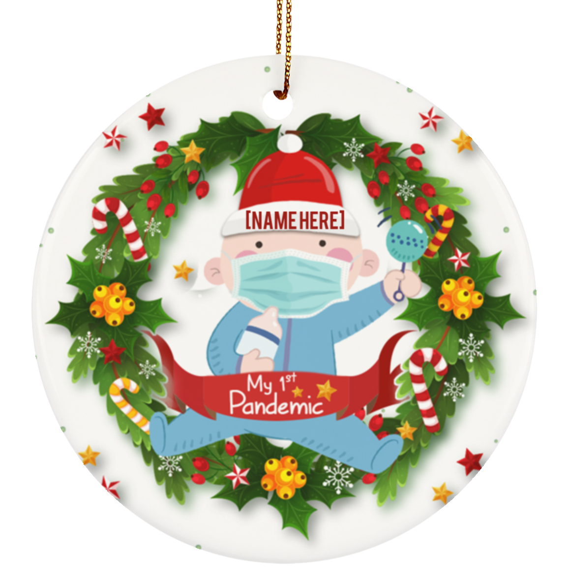 my 1st christmas ornament