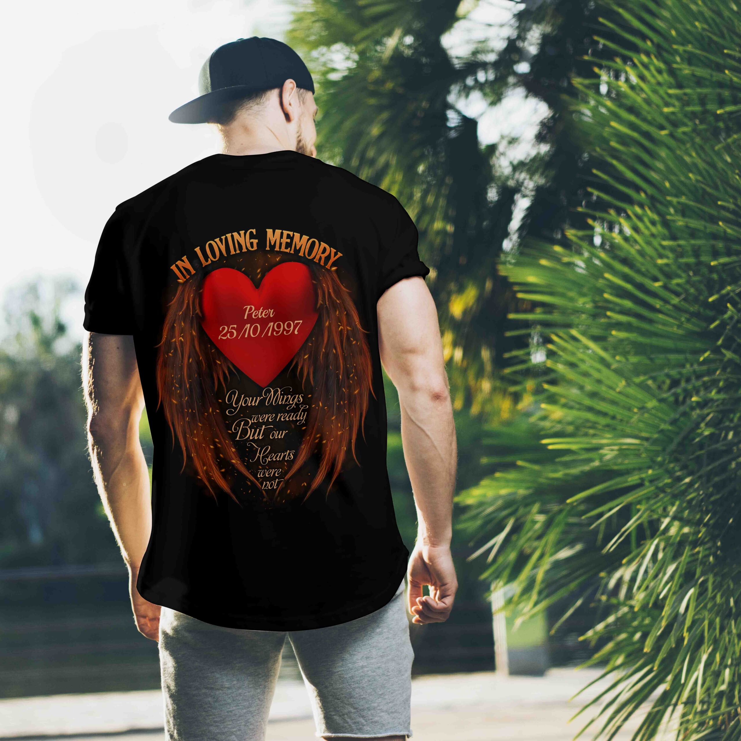 33 HG. In Loving Memory Heart-MK1