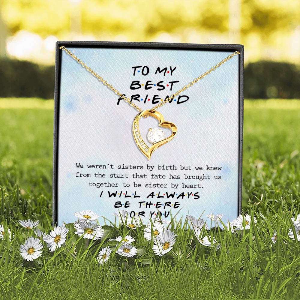 3P. Best friend (4) Forever Love Necklace (Gold) 2