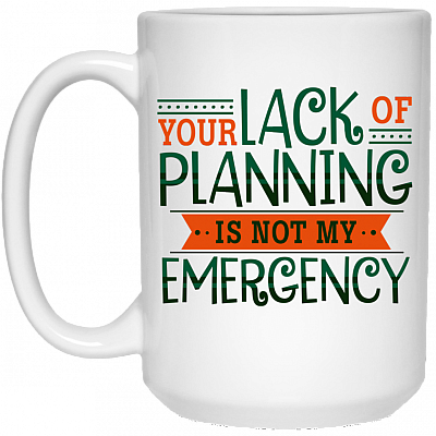 15 oz. White Mug