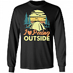 I Love Peeing Outside Funny Camping Hoodie - Sweatshirt - Long Sleeve Shirt - Camping Lover Gifts, Black, Long Sleeve I Love Peeing Outside Funny Camping Hoodie - Sweatshirt - Long Sleeve Shirt - Camping Lover Gifts, Black, Long Sleeve