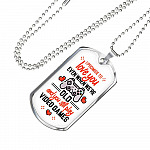To Boyfriend Gift I Promise To Love You Even When We Are Old And You Still Play Game Dog Tag Pendant Necklace - Dog Tag (Silver) To Boyfriend Gift I Promise To Love You Even When We Are Old And You Still Play Game Dog Tag Pendant Necklace - Dog Tag (Silver)