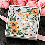 2O. Asked God Angel-dad Forever Love Necklace (Gold) 4