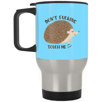 14 oz. Silver Travel Mug