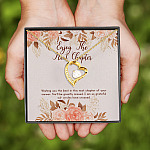 91KNG. Enjoy the Next Chapter Forever Love Necklace (Gold)