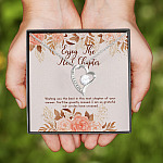 91KNG. Enjoy the Next Chapter Forever Love Necklace (Silver)