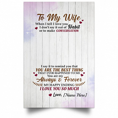 Unframed Poster