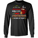 It's Christmas Movies and Hot Chocolate Kind Of Day Hoodie - Sweatshirt - Long Sleeve - Christmas Movie Coffee, Black, Long Sleeve It's Christmas Movies and Hot Chocolate Kind Of Day Hoodie - Sweatshirt - Long Sleeve - Christmas Movie Coffee, Black, Long Sleeve