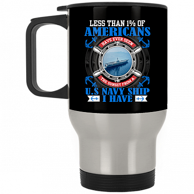 14 oz. Silver Travel Mug