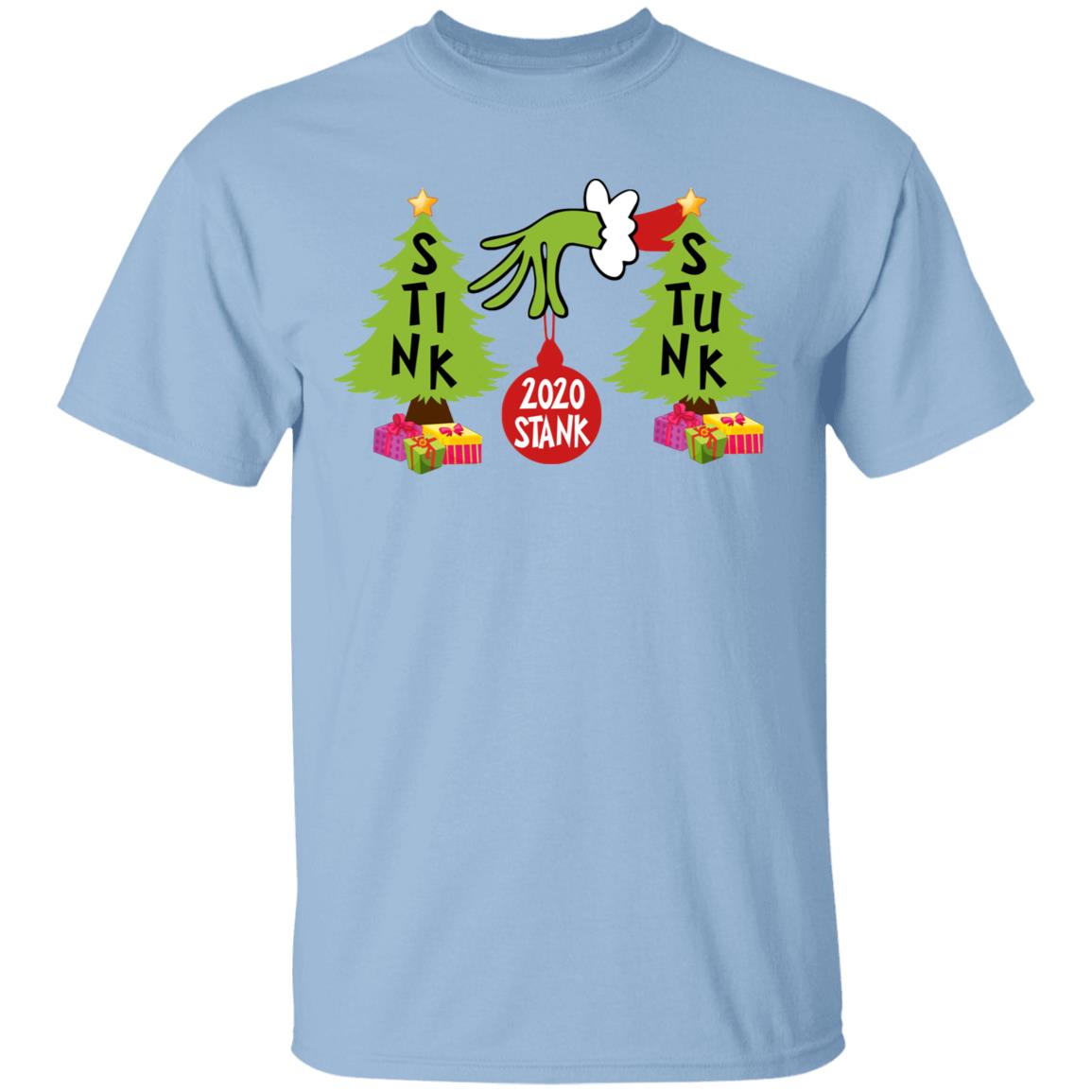2020 Stink Stank Stunk Funny Quarantined Christmas T-Shirt - Funny 2020 Christmas Gifts, Light Blue, Unisex T-Shirt 2020 Stink Stank Stunk Funny Quarantined Christmas T-Shirt - Funny 2020 Christmas Gifts, Light Blue, Unisex T-Shirt