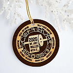 2020 Quarantine Christmas Ornament - 2020 We Just Rolled With It Toilet Paper Shortage Holiday Gift