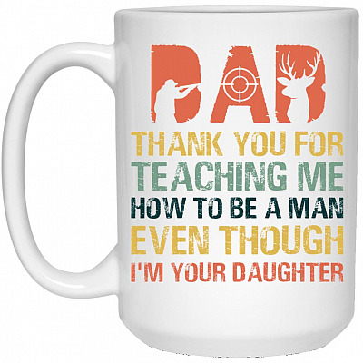 15 oz. White Mug