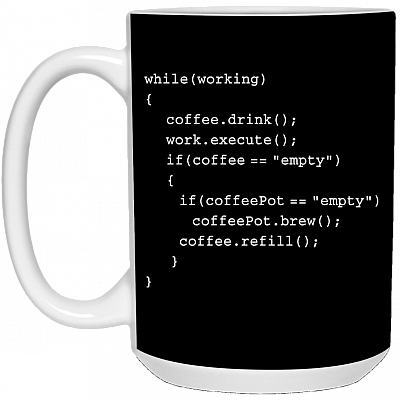 15 oz. White Mug