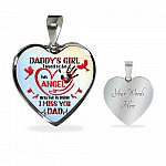 Daddy's Girl I Used To Be His Angel Red Cardinals Heart Pendant Necklace - Cardinals Father Daughter Necklace - Heart Luxury Necklace (Silver) Daddy's Girl I Used To Be His Angel Red Cardinals Heart Pendant Necklace - Cardinals Father Daughter Necklace - Heart Luxury Necklace (Silver)
