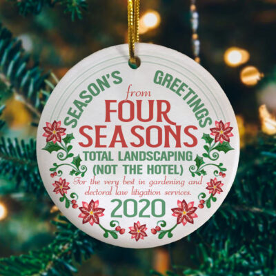 Alternative view of Four Seasons Total Landscaping the Best Gardening Electoral Services Gift Circle Ornament - Keepsake