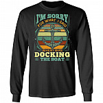 Sorry For What I Said Sweatshirt, Black, Long Sleeve