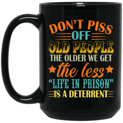 15 oz. Black Mug