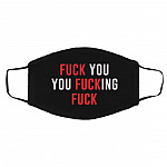 Shameless Fuck You You Fucking Fuck Gallagher, Black, Cloth Face Cover – Medium/Large