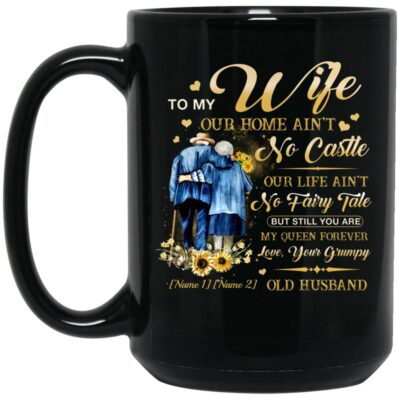15 oz. Black Mug