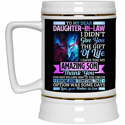 22 oz. Beer Stein
