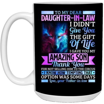 15 oz. White Mug