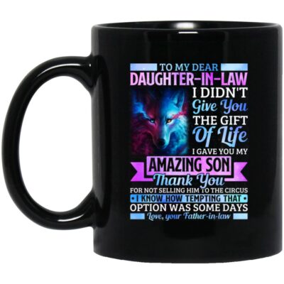 11 oz. Black Mug