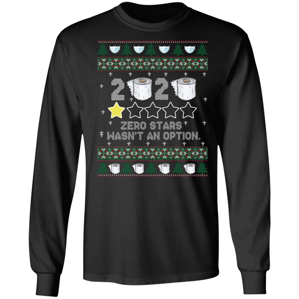 4VT. 2020 Zero Stars Ugly, Black, Long Sleeve