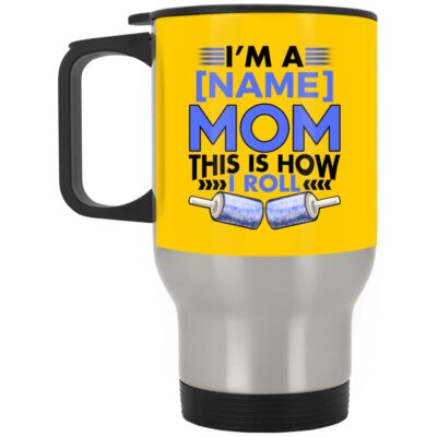 14 oz. Silver Travel Mug
