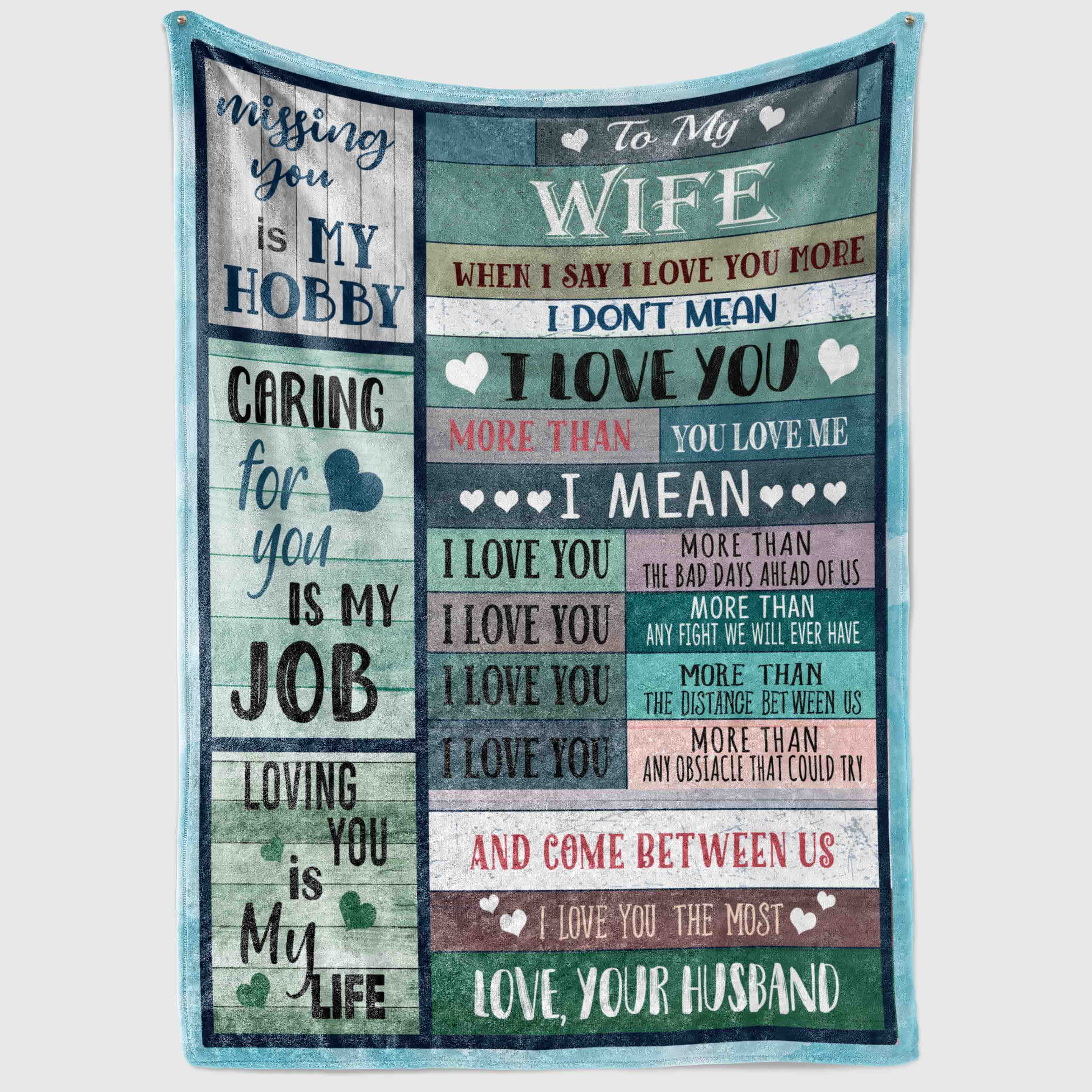 3vt. to my wife when i say blanket mockup