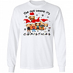 The One Where It's Christmas Friends Memes Hoodie Sweatshirt - Merry Christmas Friends Party Saying T-Shirt, White, Long Sleeve The One Where It's Christmas Friends Memes Hoodie Sweatshirt - Merry Christmas Friends Party Saying T-Shirt, White, Long Sleeve