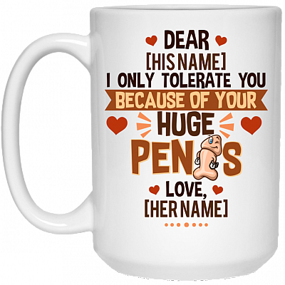 15 oz. White Mug