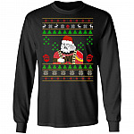 4KT. Santa Dicaprio Big Fat, Black, Long Sleeve 4KT. Santa Dicaprio Big Fat, Black, Long Sleeve