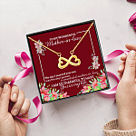 7 HG ưu tiên_ To My Wonderful Mother in law (5) Infinity Heart Necklace (Gold) 5