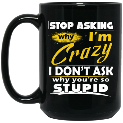 15 oz. Black Mug