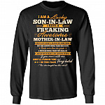 I Am A Lucky Son In Law, Black, Long Sleeve I Am A Lucky Son In Law, Black, Long Sleeve