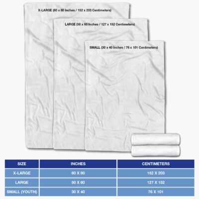 CubeBik Blanket Sizing Chart