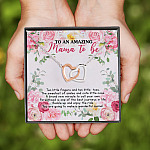 11Th. Mama To Be Interlocking Hearts Necklace