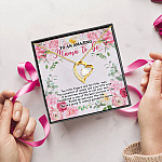11Th. Mama To Be Forever Love Necklace (Gold) 5