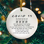 Covid-19 So No One Told You Life Was Gonna Be This Way Christmas Ornament - Friends Show Christmas Ornament