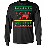 Matching Couple Sweatshirts, Black, Long Sleeve