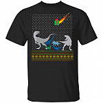 Dinosaur Shirt, Black, Unisex T-Shirt
