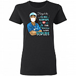 Forget Glass Slippers This Princess, Black, Ladies T-Shirt