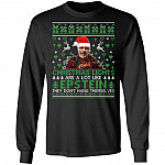Christmas Lights Are a Lot Like Hoodie, Black, Long Sleeve