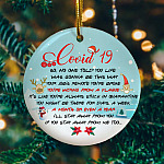 2020 So No One Told You Life Was Gonna Be This Way Christmas Ornament 2020 - Funny Quarantine Xmas Keepsake